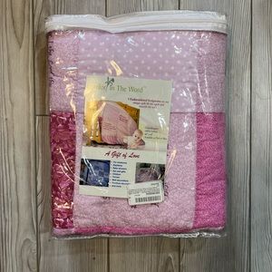 Comfort In The Word Scripture Baby Blanket